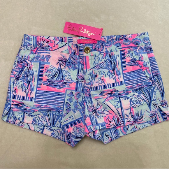 Lilly Pulitzer Pants - NWT Lilly Pulitzer Adie Ruffle Pocket Shorts